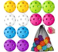 Mototo Pelotas de béisbol de práctica de 12/30/60 para golpear, pelotas de béisbol suaves de plástico de 2.8 pulgadas para práctica, pelota ligera y suave, hueca, entrenamiento de sóftbol para