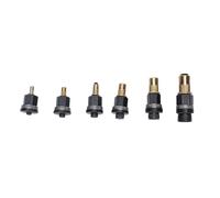 MOTOULAX 6 PCS Rivet Traut Tool Conjunto de Herramientas M3 M4 M5 M6 M8 M10 Cabezo de Pistola de Tuerca de Acero Al Carbono para Muebles de Espacio Estrecho Industrial
