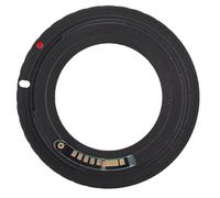 MOTOULAX Adaptador electrónico de lente de cámara de aleación de aluminio, ligero, portátil, M42 a sistema electroóptico, convertidor de lente de cámara para tomar fotos