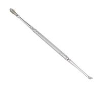 MOTOULAX Ear Spoon Doble Cabeza de Doble Cabeza de Acero Inoxidable Diseño Ergonómico Alivia Picazón en las Orejas de Manantiales Espirales Redondos Brillantes (Plata)