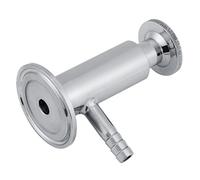 MOTOULAX Tri Clamp, 1.5 Tri Clamp 1pc 2 Pulgadas Ferrule de Acero Inoxidable Sanitario SUS304 Válvula de Muestreo de 1.5 "Válvula de Muestra