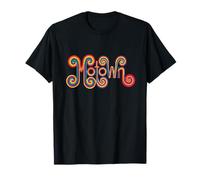 Motown Kitschy Retro Rainbow Detroit 60s 70s Lover Groovy Camiseta