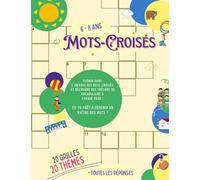 Mots Croisés Malins - 20 Grilles Ludiques pour Enfants (6-8 ans): Un cahier de jeux amusant, malin et pédagogique