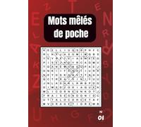 Mots mêlés de poche : mots mêlés junior | Numéro 1 | mots mêlés adultes de poche | | idée de cadeau femme et homme