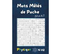 Mots mêlés de poche PHYSIQUE : mots mêlés junior | Numéro 2 | mots mêlés adultes de poche | | idée de cadeau femme et homme