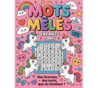 Mots Meles Enfants 7 Ans: En Grandes Lettres - Activités Ludiques Et Calmes