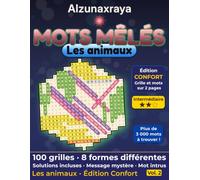 Mots Mêlés: Les animaux - Édition Confort - Intermédiaire