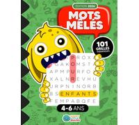 Mots Mêlés pour Enfants de 4 à 6 ans: 101 Grilles Thématiques: 1 (Mots mêlés monstrueux)