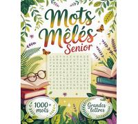 Mots Meles Senior: Livre Simple En Grandes Lettres Pour Adultes