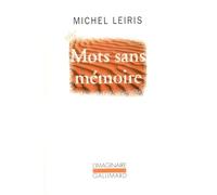MOTS SANS MEMOIRE.: Simulacre, Le Point Cardinal, Glossaire j'y serre mes gloses, Bagatelles végétales, Marrons scupltés pour Miro