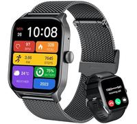 Motsfit Reloj Inteligente Hombre Smartwatch Mujer: 1.83" Pulsera de Actividad con Llamadas Podometro 100+ Modos Deportivos Smart Watch IP67 Impermeable para Android iPhone