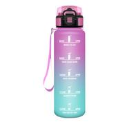 Motswedi Botella Agua, 500ml, a Prueba de Fugas, Cantimplora, Sin BPA, Botella Agua Gimnasio, con Marca de Tiempo