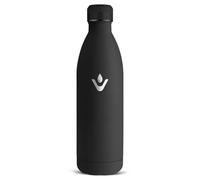 Motswedi Botella Agua Acero Inoxidable, 1000 ml Libre de BPA, Botella Agua, de Doble Pared a Prueba de Fugas, Termo, Acero Inoxidable 18/8, Cantimplora, Negro cuervo