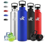 Motswedi Botella Termica 1 litro, 12H Caliente/24 Frío, Botella Agua Acero Inoxidable, Doble Aislamiento, Cantimplora Termica, sin BPA, Cantimplora, para Oficina, Gimnasio, Deporte, Azul real