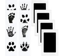 Motswedi Kit de Huellas Bebe Recien Nacido y Manos - Set de 4 Piezas Negra