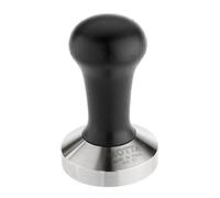 Motta 8170/B - Prensa para café (mango de madera negro y base de acero inoxidable, 57 mm)