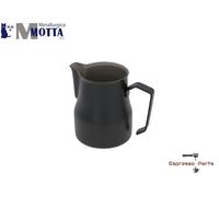 MOTTA Negro Europa Leche Jarra Barista Jarra Para Cappuccino Late Art 0.50...