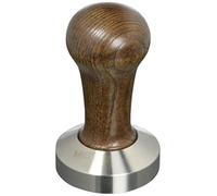 Motta - Prensador de acero inoxidable con mango de madera 54 mm marrón