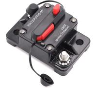 Mottdam Disyuntor automático de 150A AMP 12V-48V DC impermeable para coche disyuntor en línea con portafusibles de reinicio manual inversor para automóvil y barco marino (150A)