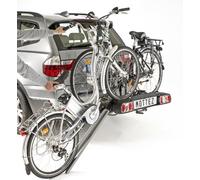 Mottez A028P2- Portabicicletas con Correas para 3 Bicicletas Premium
