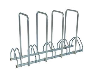 Mottez b131ar - Aparcabicicletas para 5 bicicletas con arceaux