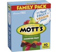 Mott's Medleys Fruit Flavored Snacks, Assorted Fruit, Value Pack, 40 Pouches, 32 oz.