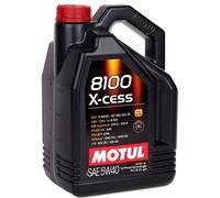 Motul 102870 - Aceite de motor 8100 X-cess (5W40, 5L)