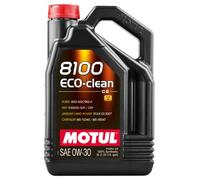 Motul 102889 8100 Eco-clean SAE 0W30 - Aceite para el Motor , 5 litros
