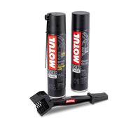 MOTUL 109919 Aditivolubricante, Pack Mantenimiento de Cadenas de Moto Factory Line