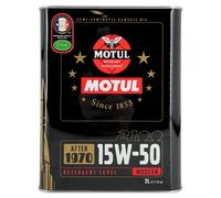 Motul Aceite de motor 2100 Classic 15W50 Semisintético 4 tiempos 2 litros