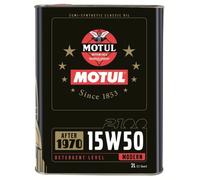 MOTUL 2100 15w50 2 Lt Aceite Motor Coches y Históricas Semisintético Api Sh / Cf