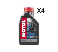 Motul 3000 20W50 Road V-Twin MA2 Jaso T903 Aceite Motor Moto Mineral 4 Litros