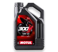 Motul 300V 15W-50 Carreras Aceite para Motor&Caja de Cambios Protección 4 Litro