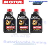MOTUL 3Lt Aceite Cambio Diferencial Gear Competition 75W140 Lsd 100% Sintético