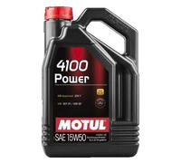 MOTUL 4100 Power Aceite de motor 15W-50 Aceite mineral Aceite para motor 5L