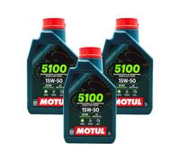 MOTUL 5100 15W 50 TECHNOSYNTHESE 3 LITROS ACEITE DE MOTOR PARA MOTO SCOOTER