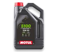 Motul 5100 4Takt 15W-50 Aceite de Motor 4 Litro 4 Contacto Ester Api Sp Jaso MA2