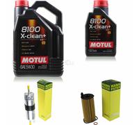 MOTUL 6 L 5W-30 ACEITE MOTOR + MANN-FILTER Para BMW 1er F21 116i F20