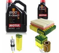 Motul 6L 5W-30 aceite motor + Mann-Filter para BMW 1er F20 118i 114i F21 120i