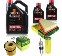 Motul 7L 5W-30 aceite motor + Mann-Filter para BMW X1 E84 xDrive28i Touring F11