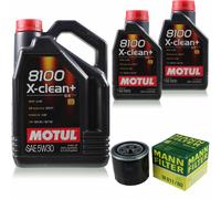 Motul 7L 5W-30 aceite motor + Mann-Filter para Hyundai i30 Fd 2.0 i20 Pb