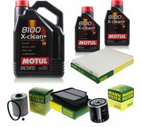 Motul 7L Mann-Filter Inspección Set 5W-30 para Suzuki Grand Vitara II 1.9 Ddi