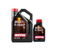 Motul 8100 X-CLEAN+ 5W-30 6 litros (1x5 + 1x1 lt) 100% sintetico DPF