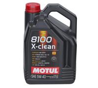 Motul 8100 X-Clean 5W40 Aceite De Motor Sintético 5 Litros