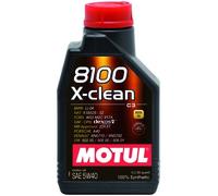 Motul 8100 X-Clean 5W40 Totalmente Sintético Aceite de Motor 1Liter Botella