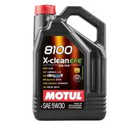 Motul 8100 X-Clean EFE 5W30 - Aceite, 5 L, El embalaje puede variar