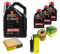 Motul 8L 5W-30 aceite motor Mann-Filter para BMW X3 F25 35i 6 Gran Cupé F06 640i