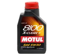 MOTUL ACEITE 8100 X CLEAN PLUS + 5W30 LUBRICANTE MOTOR SINTÉTICO 1 LITRO C3 DE