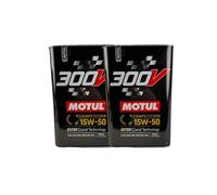 2 Litros Aceite Motul 300V 15W50 Competition Ester Core - Racing Motor Oil