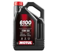 MOTUL Aceite de motor 5W-30 6100 Aceite para motor ACEA C2 ACEA C3 API SP SYN-clean FE 5L